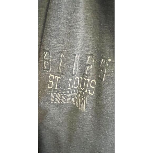 St. Louis Blues '47 Brand Forward Sweatshirt NHL Hockey Size 2XL Excellent - Picture 3 of 3